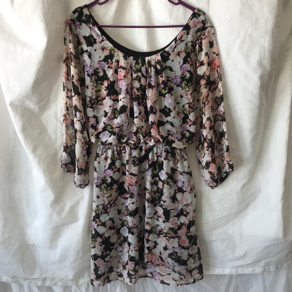 Above the new dress